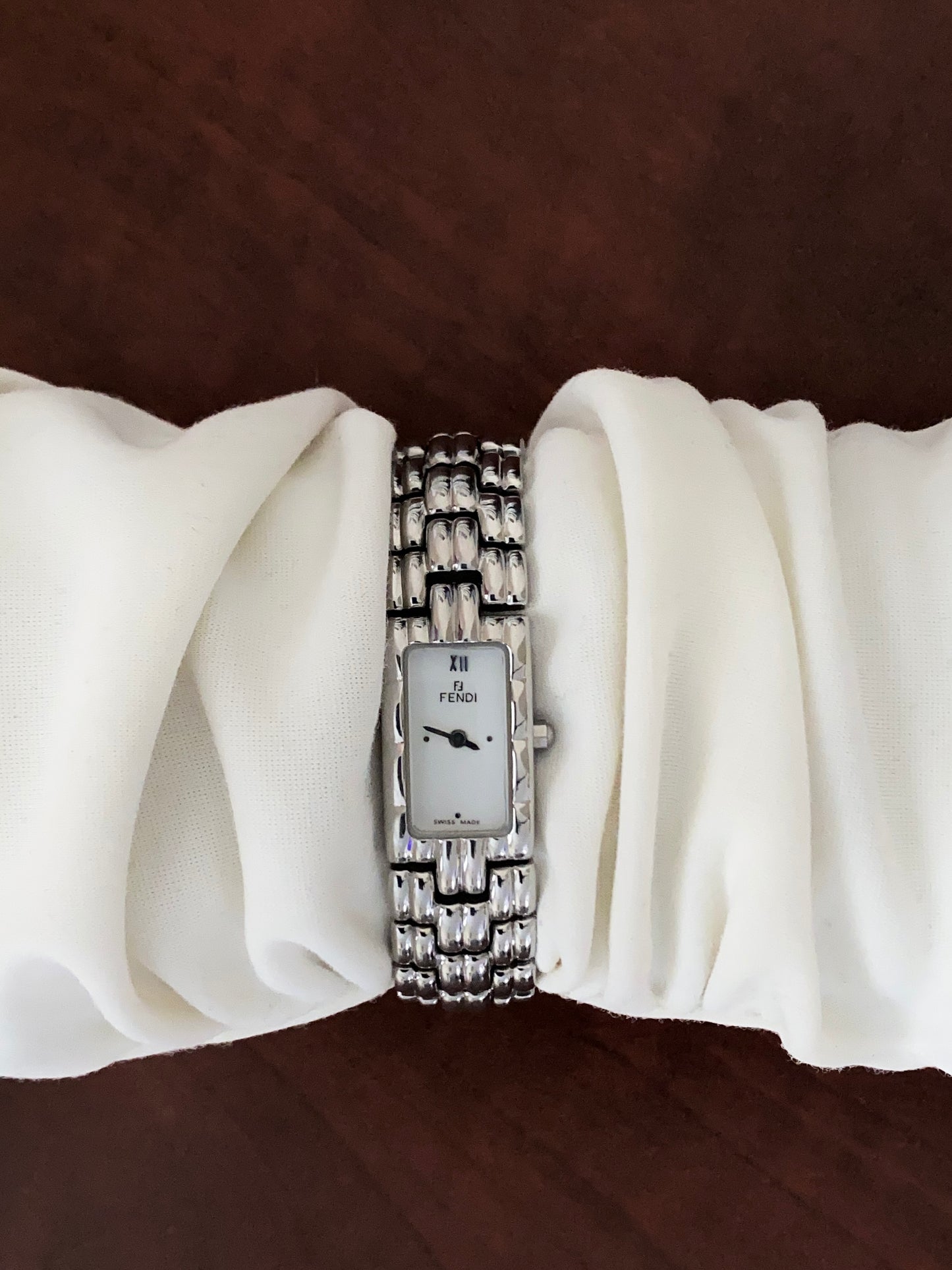 Vintage Silver Fendi Watch