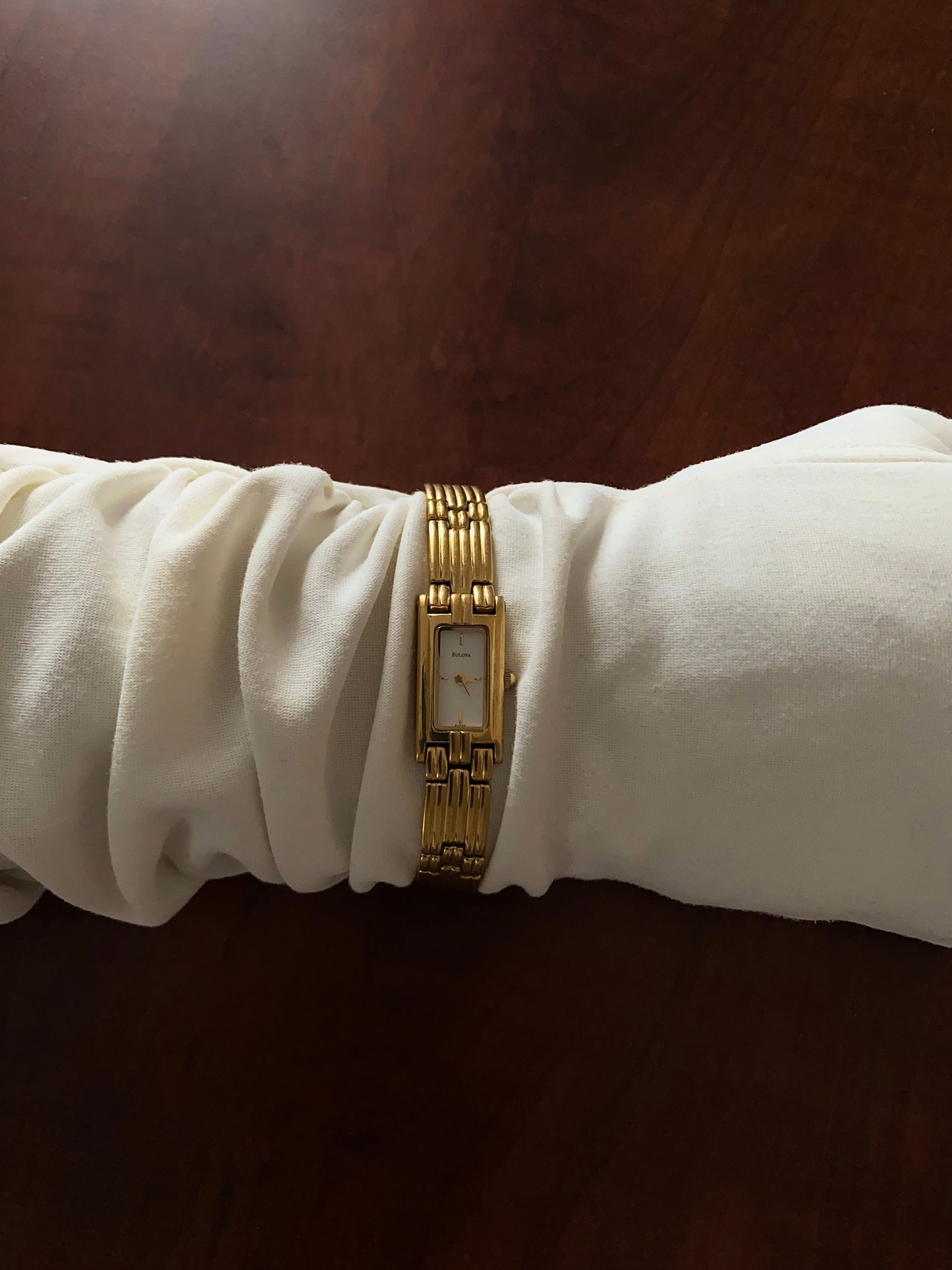 Gold Tone Bulova Watch