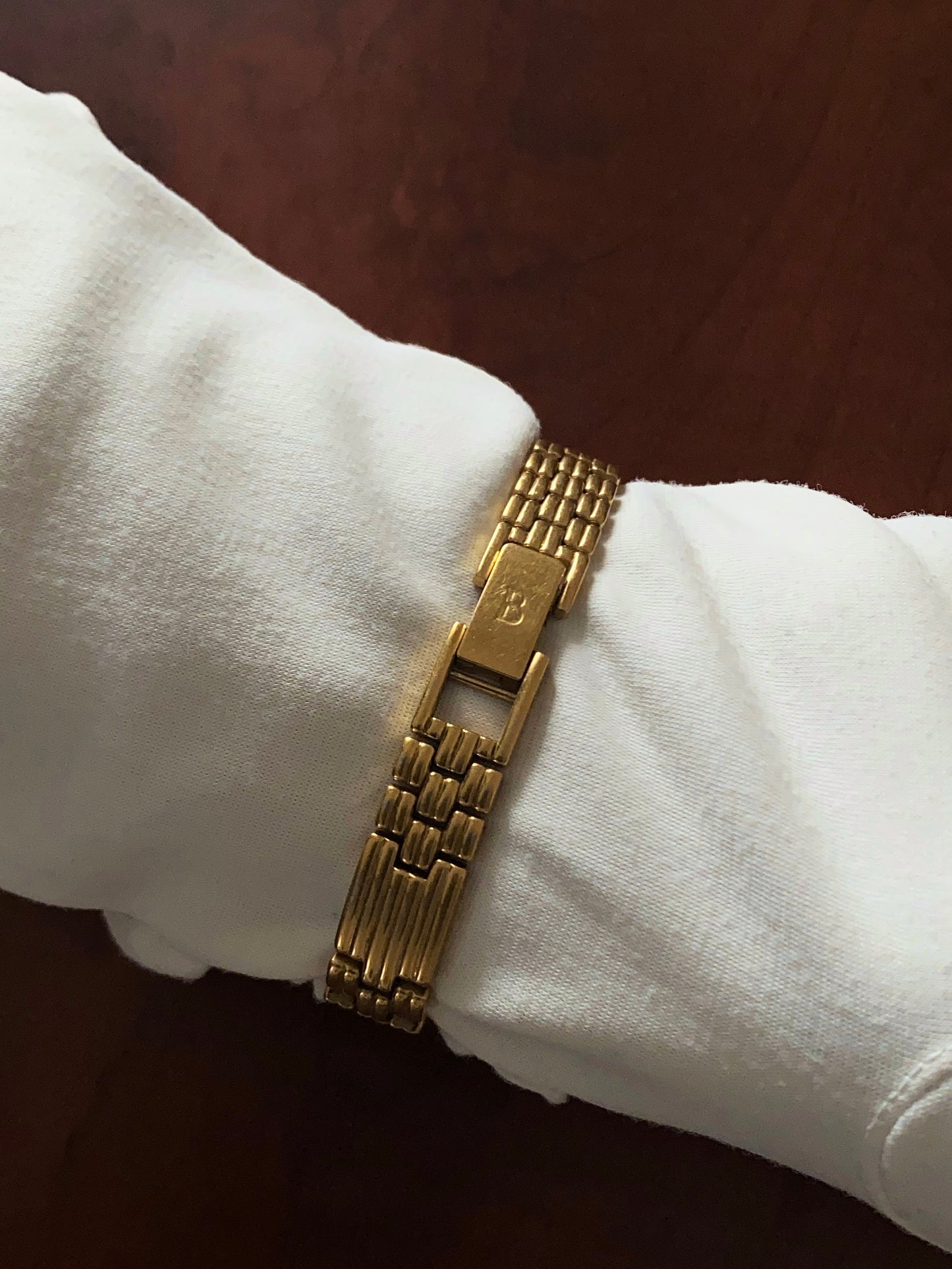 Gold Tone Bulova Watch